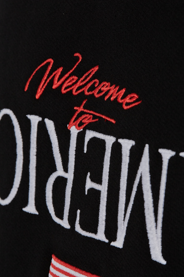 Welcome to America Hooligan Hoodie - Black