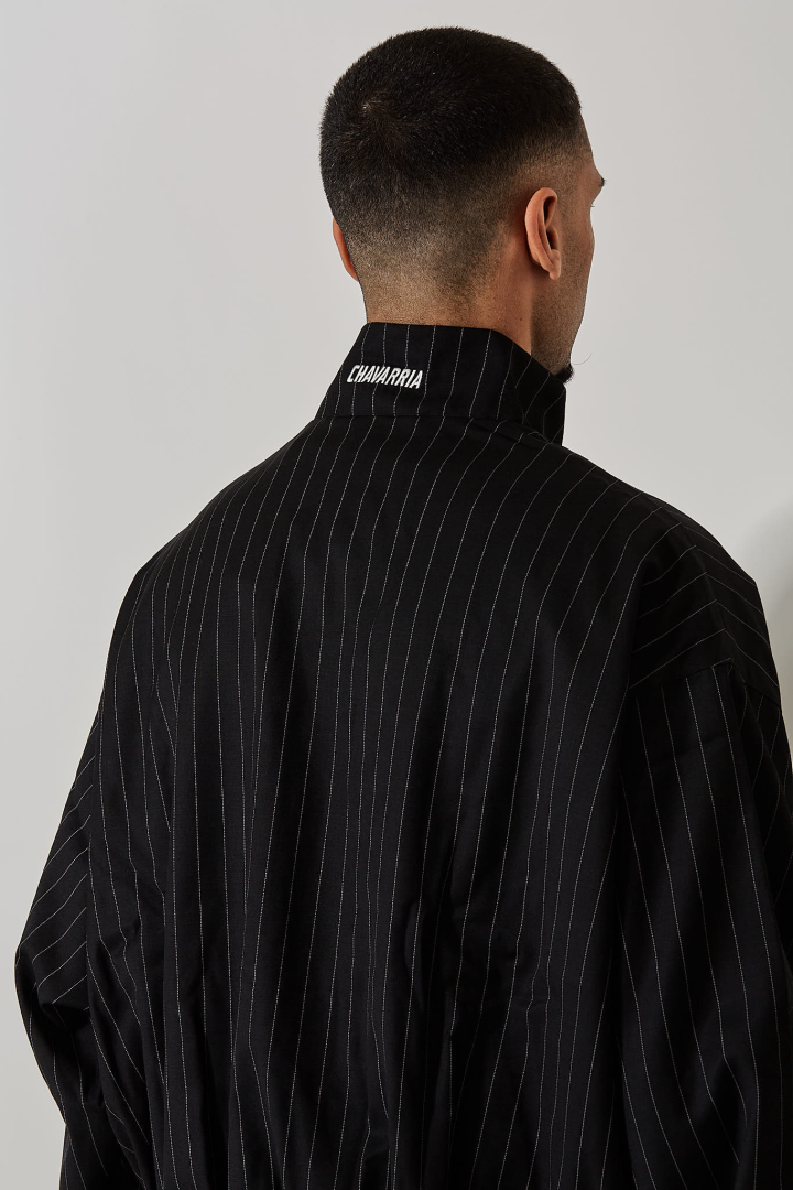 WC Pinstripe JK - Black/White