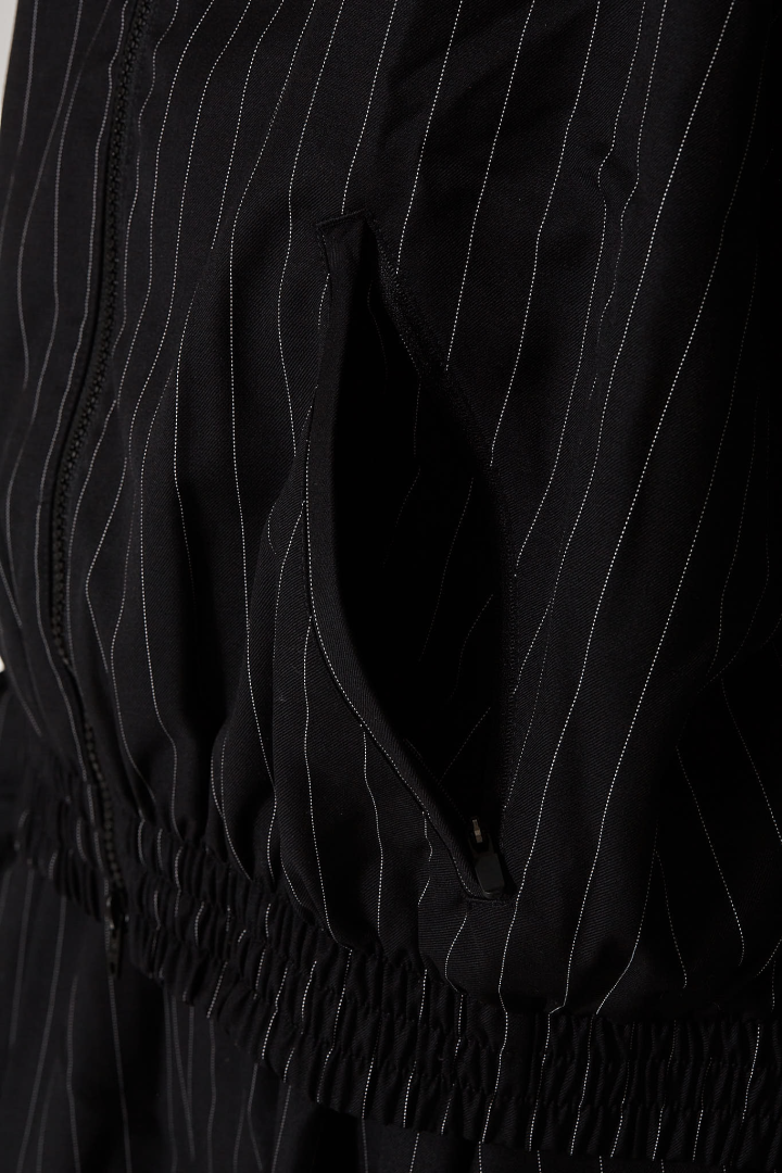 WC Pinstripe JK - Black/White