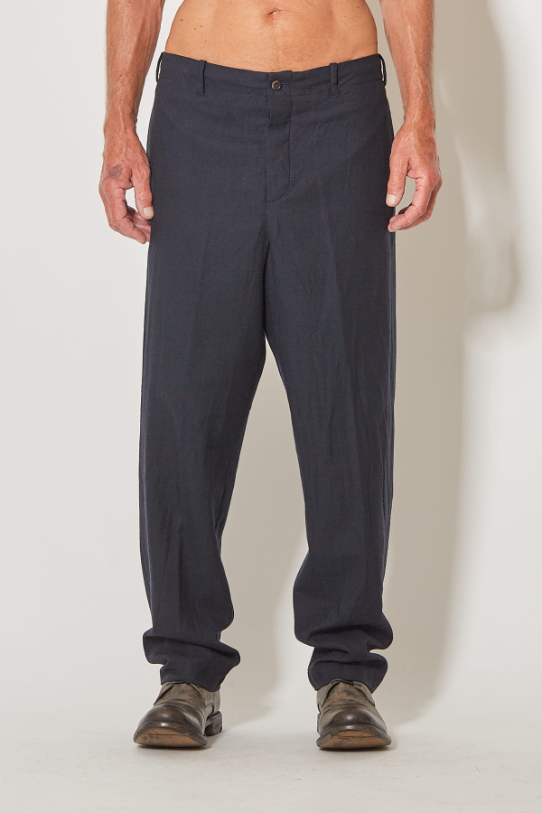 Slim Pullon Pants - Navy
