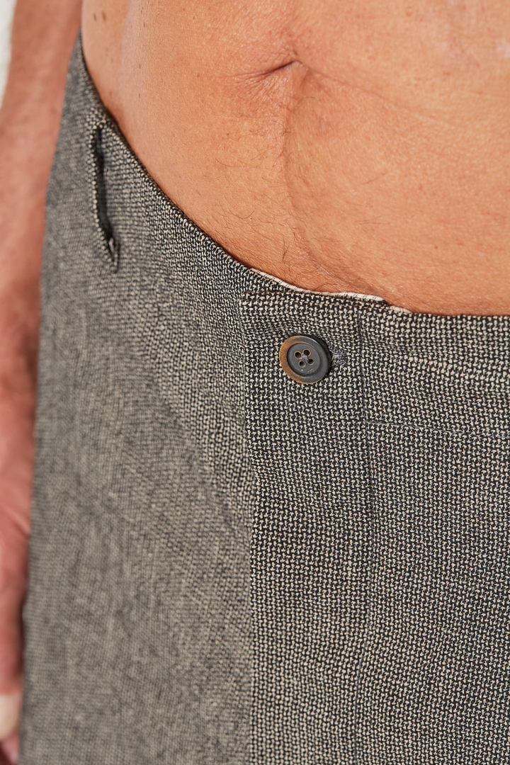 Slim Pullon Pants - Sage Pepper