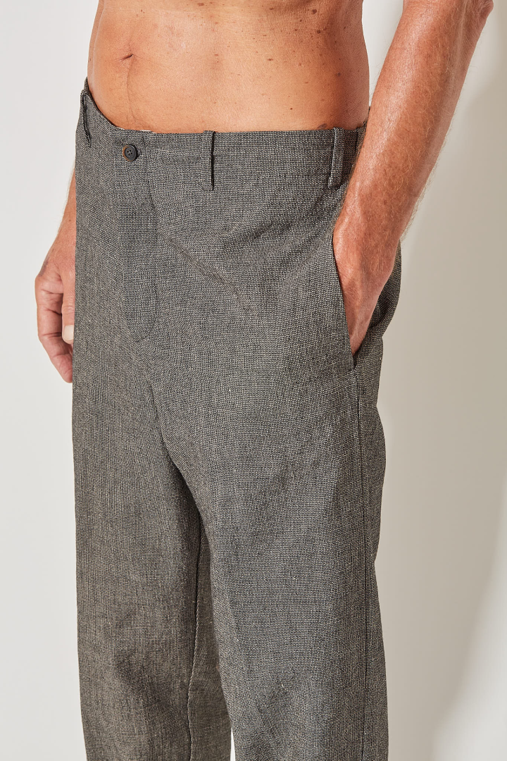 Slim Pullon Pants - Sage Pepper