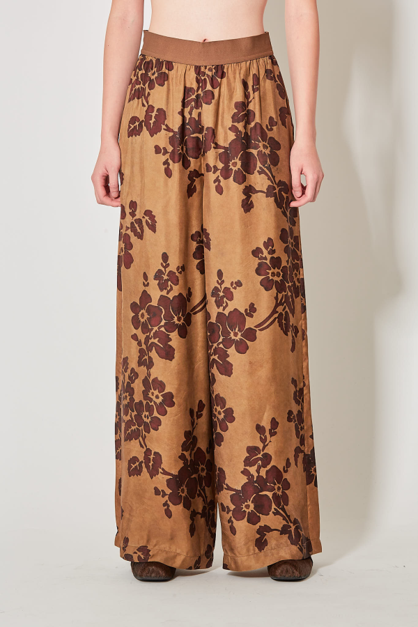 Pansy Pants - Mustard/Red
