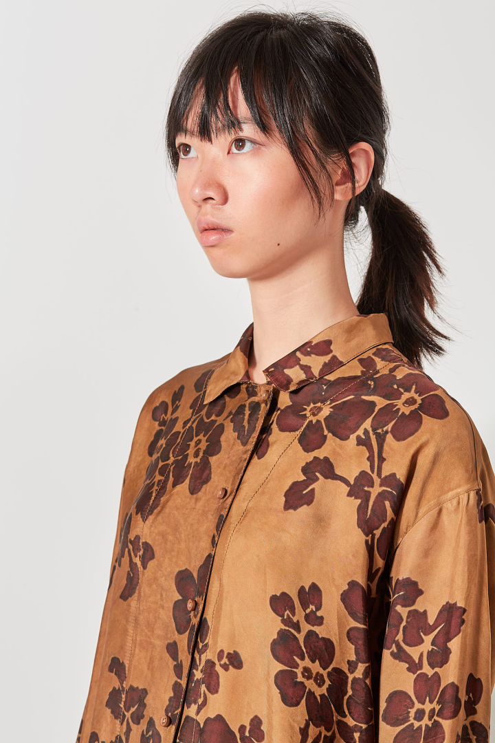 Tyesha Top - Mustard/Red