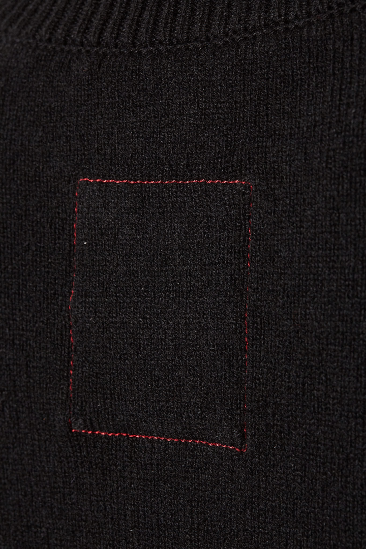 Square Slv Top - Black