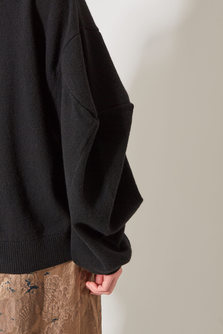 Square Slv Top - Black