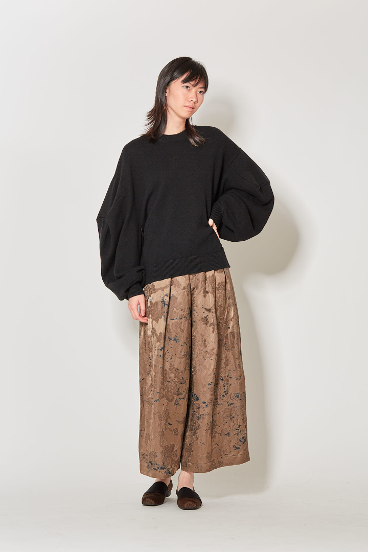 Square Slv Top - Black