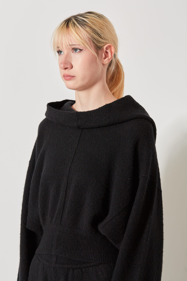 Sweater Hooded Pull - Black
