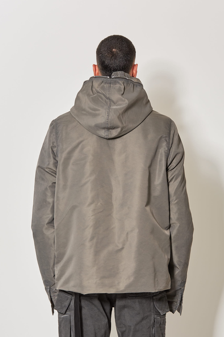 Padded Jacket Gimp Zipfront Jkt - Dark Dust