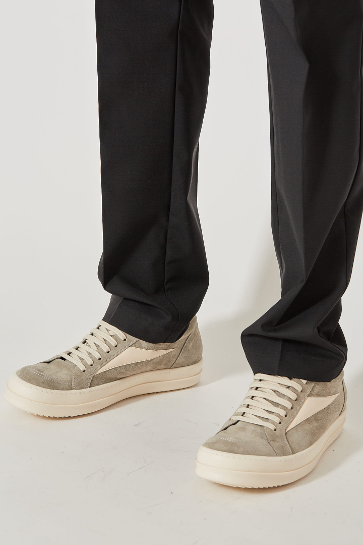 Pants Drawstring Slim Long - Black