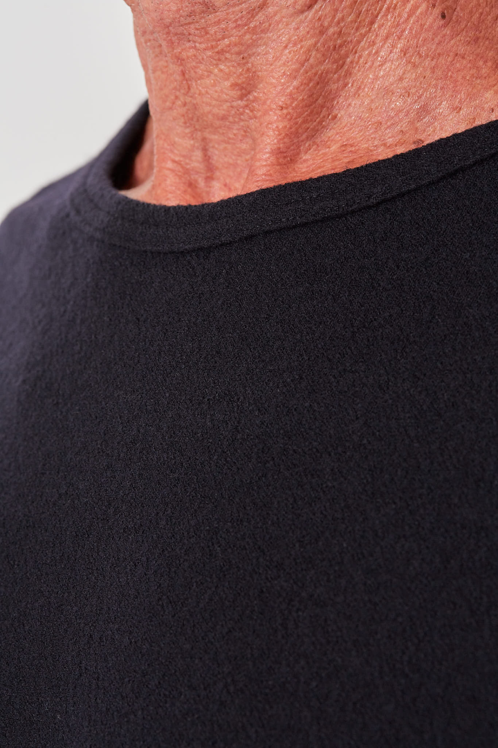 Round Neck Long	Slv Po - Navy 1