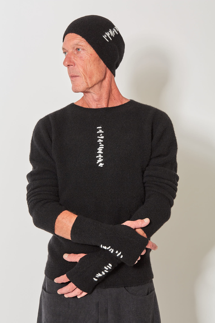 Beanie - Black-White
